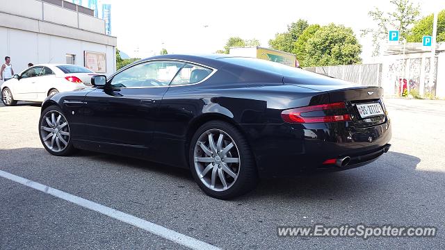 Aston Martin DB9 spotted in Gas Station, Switzerland