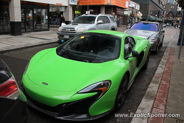 Mclaren 650S spotted in Toronto, Canada