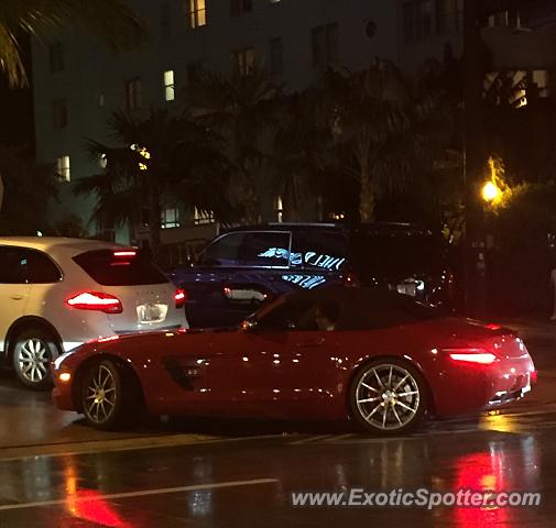 Mercedes SLS AMG spotted in Miami Beach, Florida