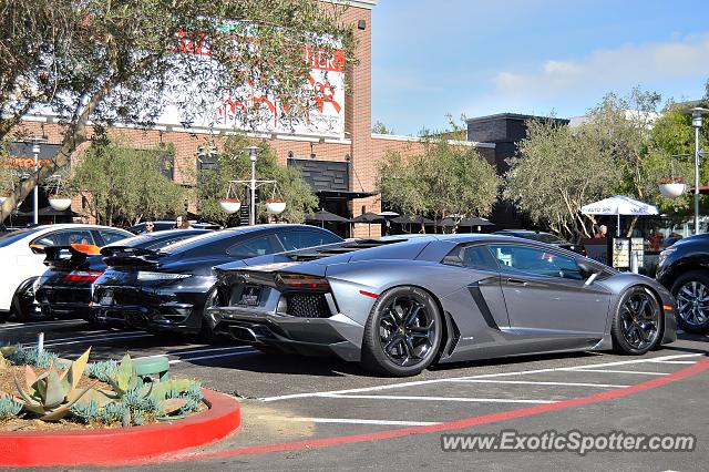 Lamborghini Aventador spotted in Woodland Hills, California