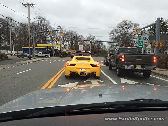 Ferrari 458 Italia spotted in Newport, Rhode Island