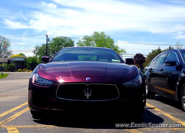 Maserati Ghibli spotted in Mendon, New York