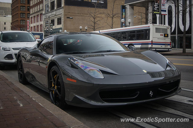 Ferrari 458 Italia spotted in Columbus, Ohio