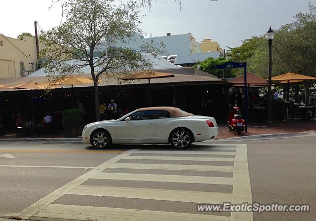 Bentley Continental spotted in Coconut Grove, Florida