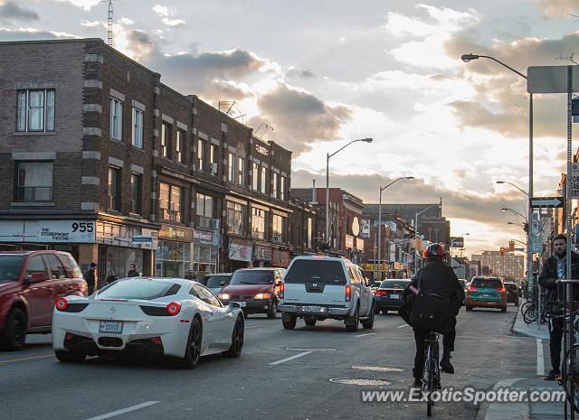 Ferrari 458 Italia spotted in Toronto, Canada