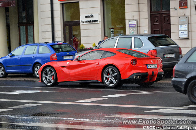 Ferrari F12 spotted in Warsaw, Poland