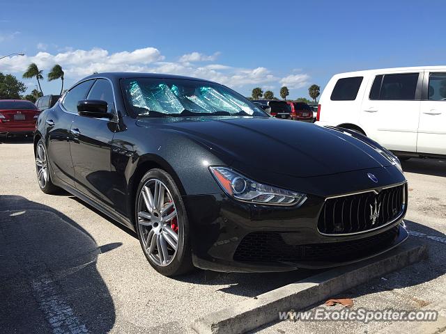 Maserati Ghibli spotted in Jupiter, Florida