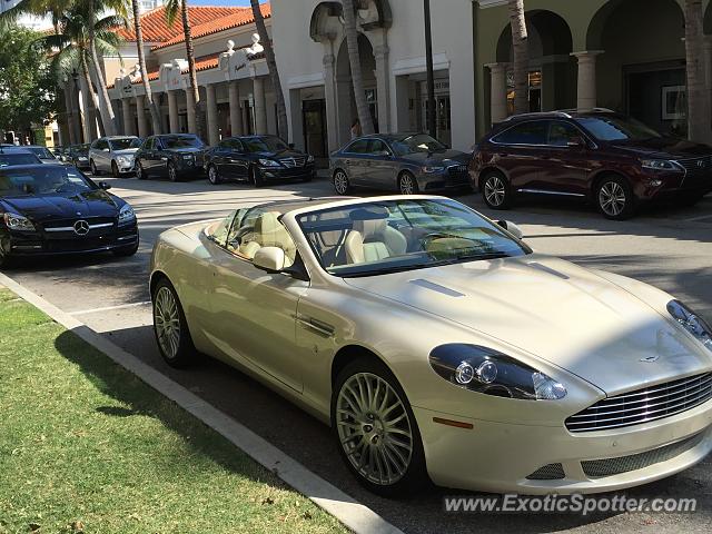 Aston Martin DB9 spotted in Palm Beach, Florida