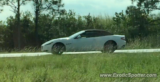 Maserati GranCabrio spotted in Jupiter, Florida