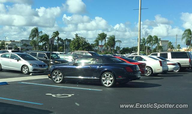 Bentley Continental spotted in Stuart, Florida