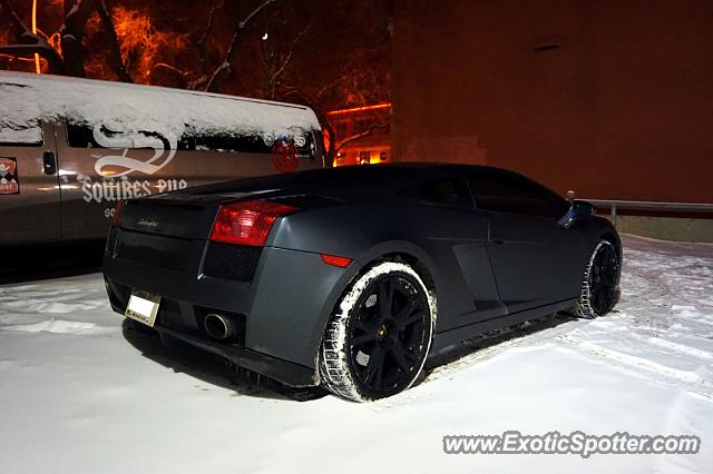 Lamborghini Gallardo spotted in Edmonton, Canada