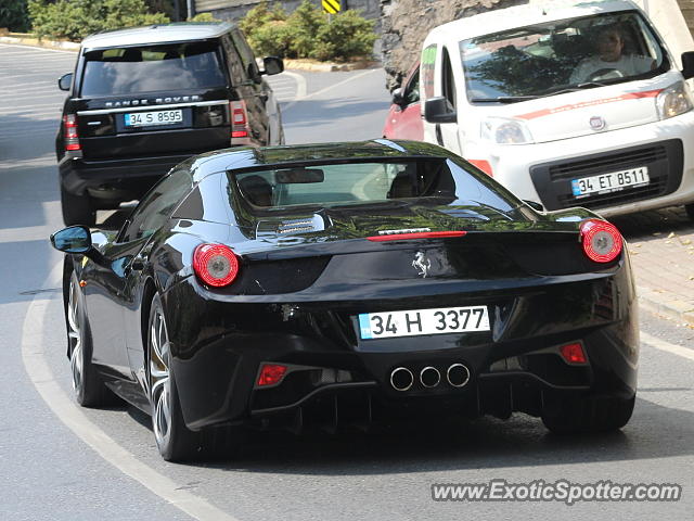 Ferrari 458 Italia spotted in Istanbul, Turkey