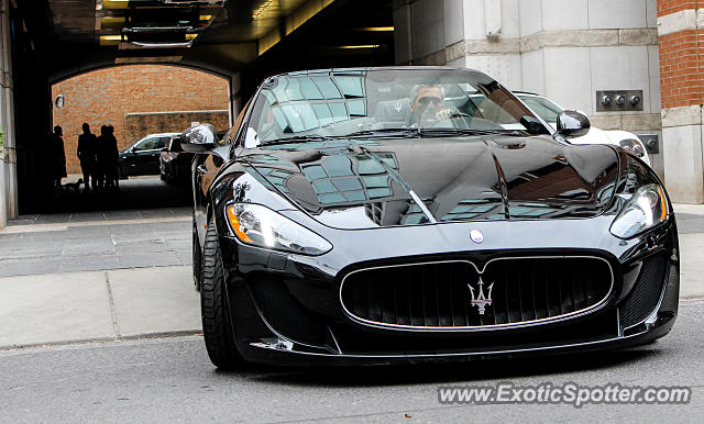 Maserati GranCabrio spotted in Toronto, Canada