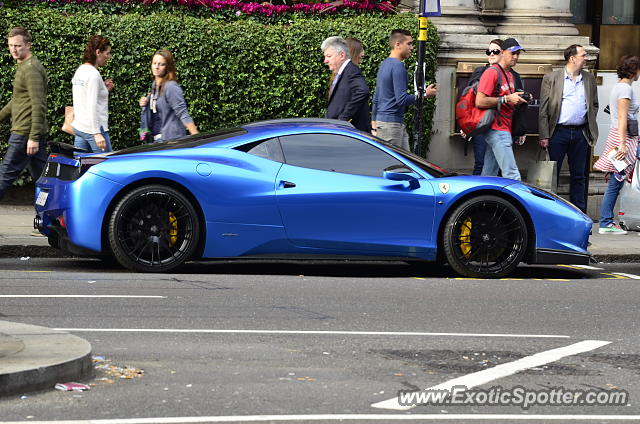 Ferrari 458 Italia spotted in London, United Kingdom