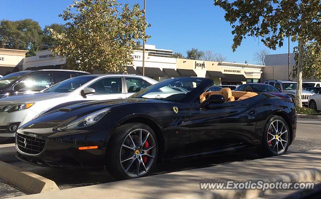 Ferrari California spotted in Houston, Texas