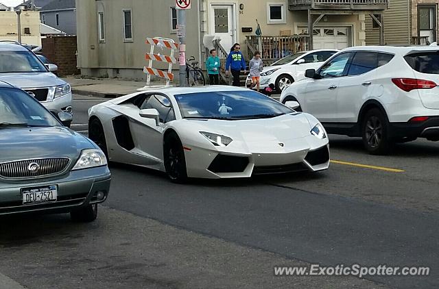 Lamborghini Aventador spotted in Long Beach, New York