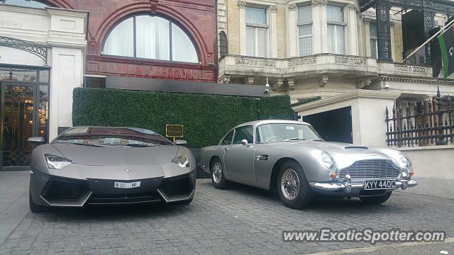 Lamborghini Aventador spotted in London, United Kingdom