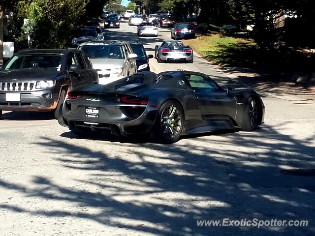 Porsche 918 Spyder spotted in Carmel, California