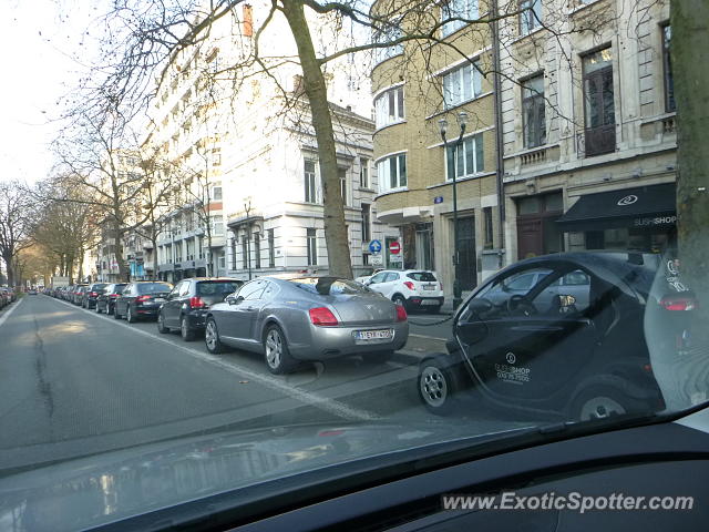 Bentley Continental spotted in Brussels, Belgium