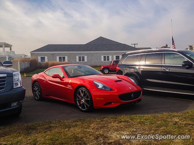 Ferrari California spotted in Spring Lake, New Jersey