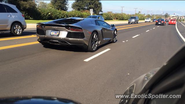 Lamborghini Aventador spotted in Los Angeles, California