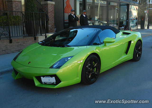 Lamborghini Gallardo spotted in Toronto, Canada