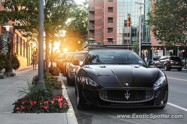 Maserati GranCabrio spotted in Saratoga Springs, New York