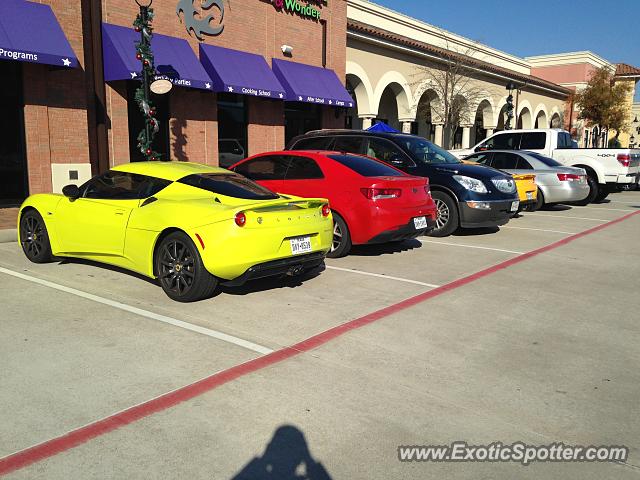 Lotus Evora spotted in Houston, Texas