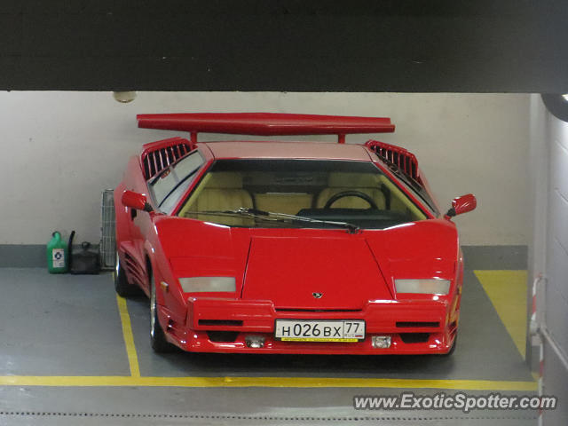 Lamborghini Countach spotted in London, United Kingdom