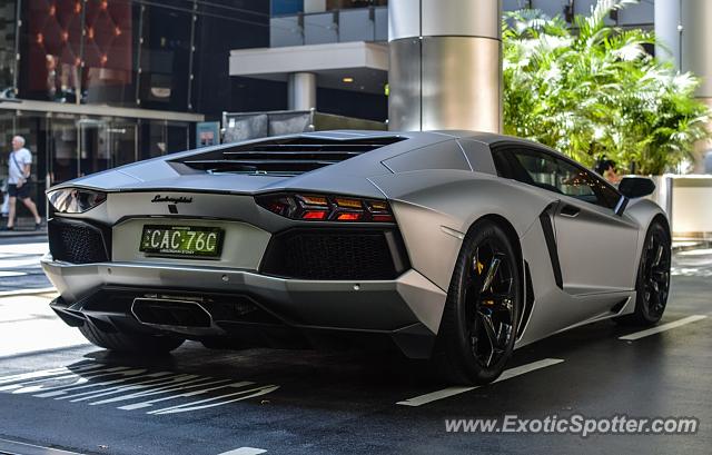 Lamborghini Aventador spotted in Sydney, Australia