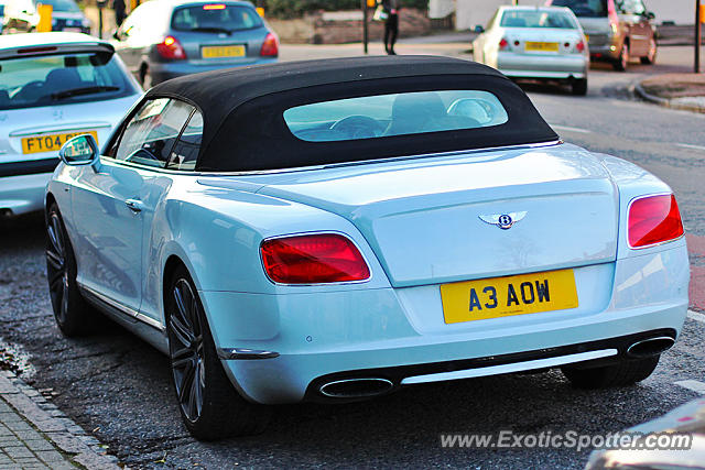 Bentley Continental spotted in Cambridge, United Kingdom