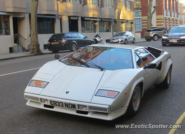 Lamborghini Countach spotted in London, United Kingdom