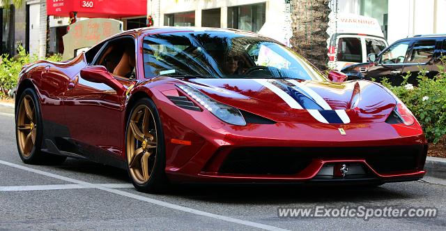 Ferrari 458 Italia spotted in Beverly Hills, California