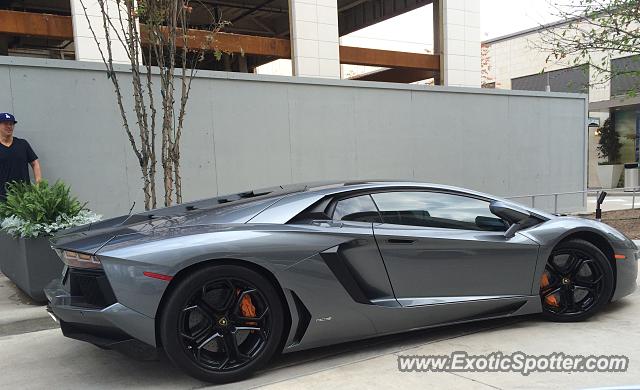 Lamborghini Aventador spotted in Houston, Texas