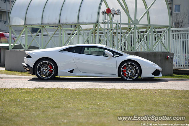 Lamborghini Huracan spotted in Warsaw, Poland