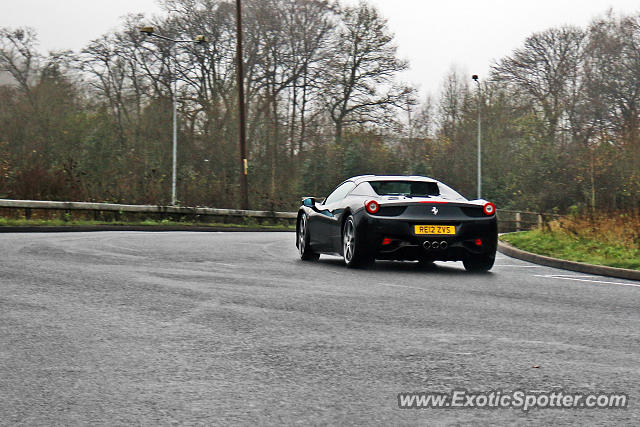 Ferrari 458 Italia spotted in Blue Bell Hill, United Kingdom