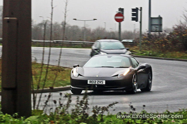 Ferrari 458 Italia spotted in Blue Bell Hill, United Kingdom