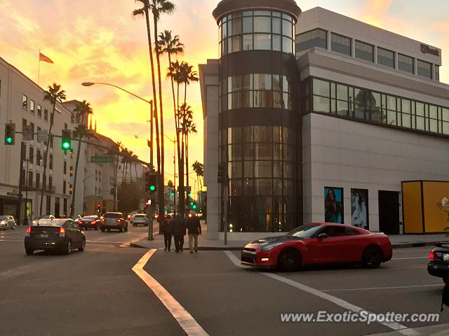 Nissan GT-R spotted in Beverly Hills, California