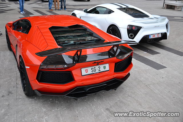 Lamborghini Aventador spotted in Monte Carlo, Monaco