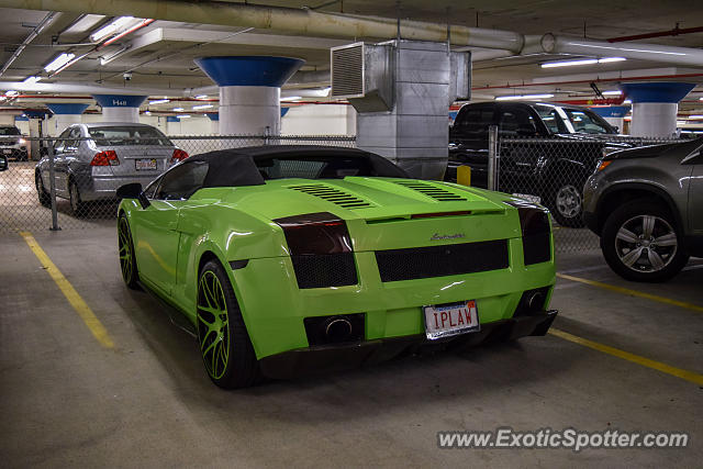 Lamborghini Gallardo spotted in Boston, Massachusetts