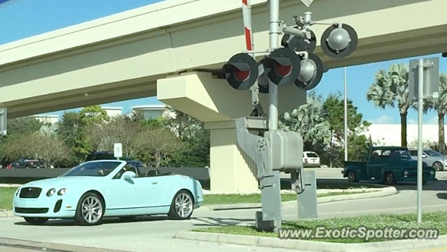 Bentley Continental spotted in Palm B. Gardens, Florida