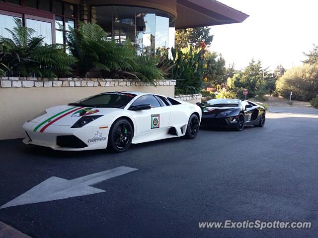 Lamborghini Aventador spotted in Monterey, California