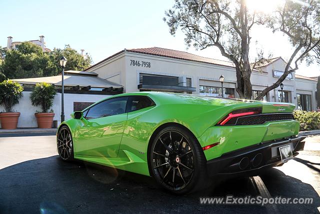 Lamborghini Huracan spotted in Newport Beach, California