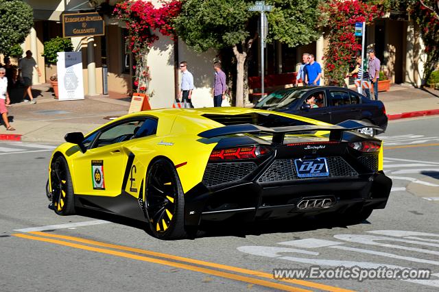 Lamborghini Aventador spotted in Monterey, California