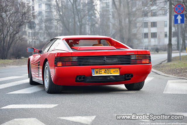 Ferrari Testarossa spotted in Warsaw, Poland