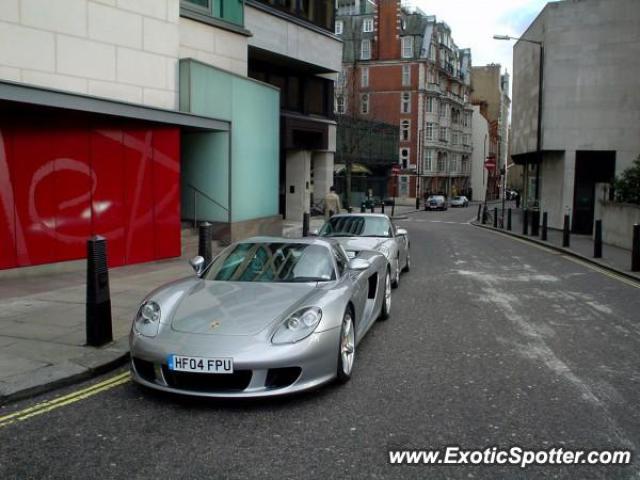 Porsche Carrera GT spotted in London, United Kingdom