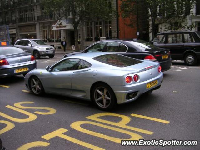 Ferrari 360 Modena spotted in London, United Kingdom