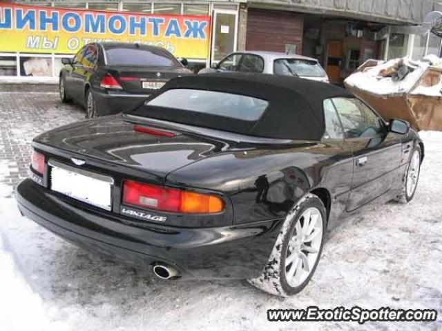 Aston Martin DB7 spotted in Moscow, Russia