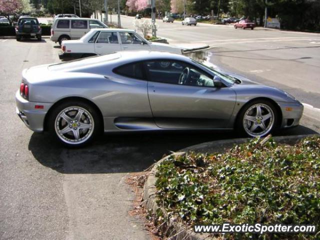 Ferrari 360 Modena spotted in Bellevue, Washington