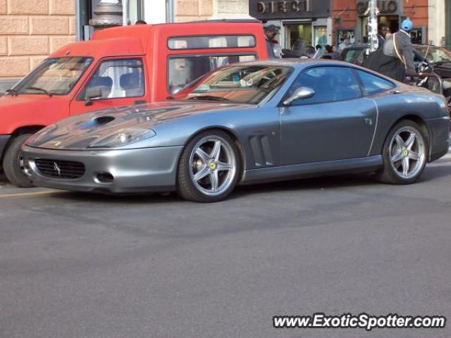 Ferrari 575M spotted in Rome, Italy